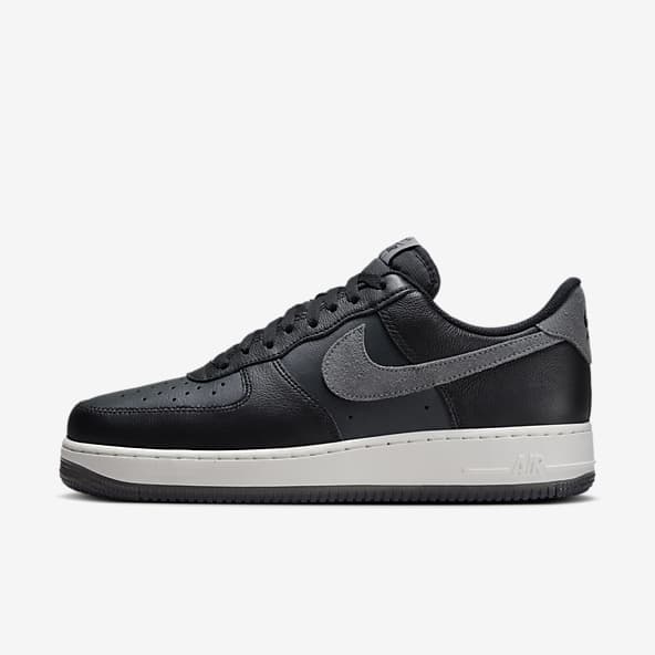 Mens black and white nike air force 1 deals